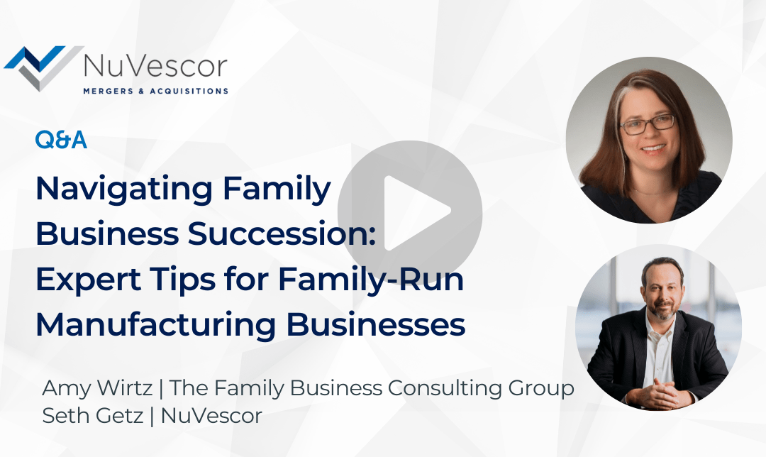 Navigating Family Business Succession: Expert Tips for Family-Run Manufacturing Businesses